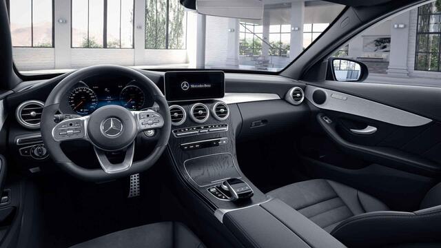 Mercedes-Benz C-KLASSE Estate 300 e Business Solution AMG Limited | Trekhaak | Night | 360 graden camera | Multibeam | Sfeerverlichting |
