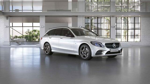 Mercedes-Benz C-KLASSE Estate 300 e Business Solution AMG Limited | Trekhaak | Night | 360 graden camera | Multibeam | Sfeerverlichting |