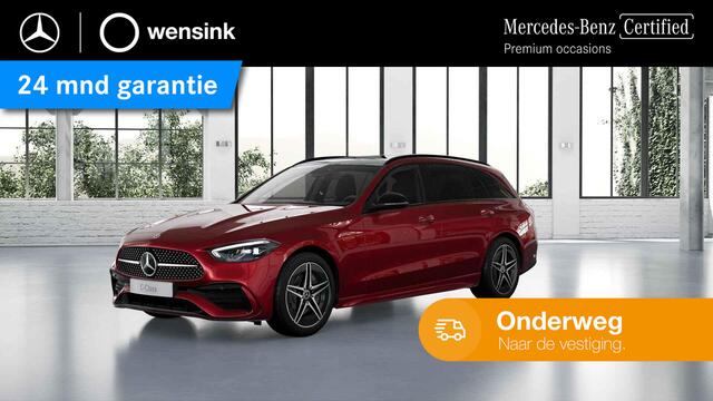 Mercedes-Benz C-KLASSE Estate 300 e AMG Line | Night | Trekhaak | Panoramadak | Sfeerverlichting |