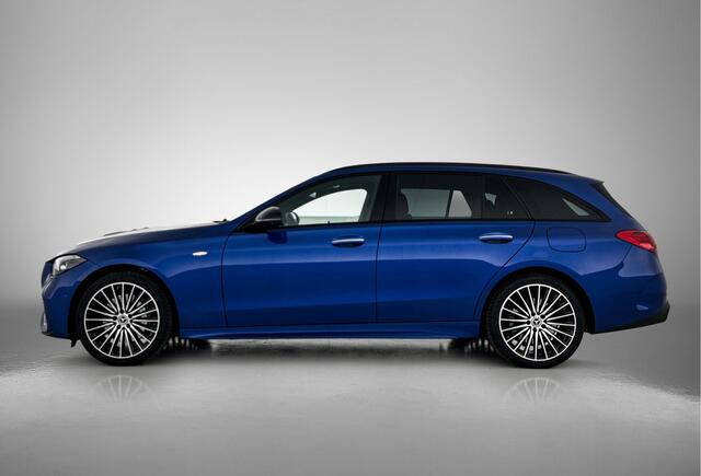 Mercedes-Benz C-KLASSE Estate 300 e Business Solution AMG | Trekhaak | Nightpakket | AMG Line Premium Plus | Parkeerpakket met 360°-camera | Antidiefstalpakket GUARD 360° Plus | KEYLESS GO-comfortpakket | EASY PACK achterklep |