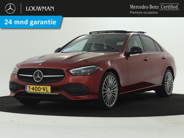 Mercedes-Benz C-KLASSE 300 e AMG Plug-In Hybride AMG Styling | Panoramadak | Stoelkoeling Inclusief 24 maanden MB Certified garantie voor Europa.