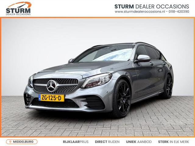 Mercedes-Benz C-KLASSE Estate 180 Business Solution AMG Plus Upgrade Edition NL-Auto + Nieuw Model! | Trekhaak Afneembaar | Navigatie Full-Map | Apple Carplay/Android Auto | Stoelverwarming | Rijklaarprijs!