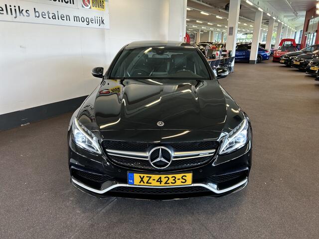 Mercedes-Benz C-KLASSE AMG C63 S 510PK | Panoramadak | Dealer onderhouden | Burmester | Lederen/Alcantara bekleding | 19''INCH | Fabrieks-af kleppensysteem | Adaptief onderstel | Cruise control | Climate control | Stoelverwarming | Navigatie | Full LED