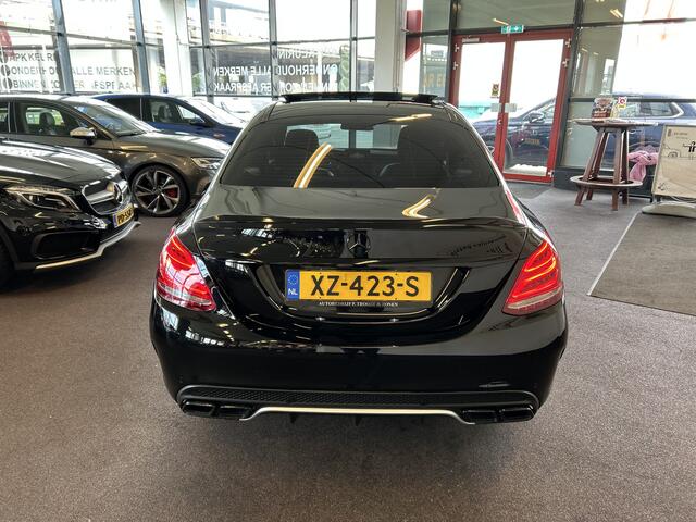 Mercedes-Benz C-KLASSE AMG C63 S 510PK | Panoramadak | Dealer onderhouden | Burmester | Lederen/Alcantara bekleding | 19''INCH | Fabrieks-af kleppensysteem | Adaptief onderstel | Cruise control | Climate control | Stoelverwarming | Navigatie | Full LED