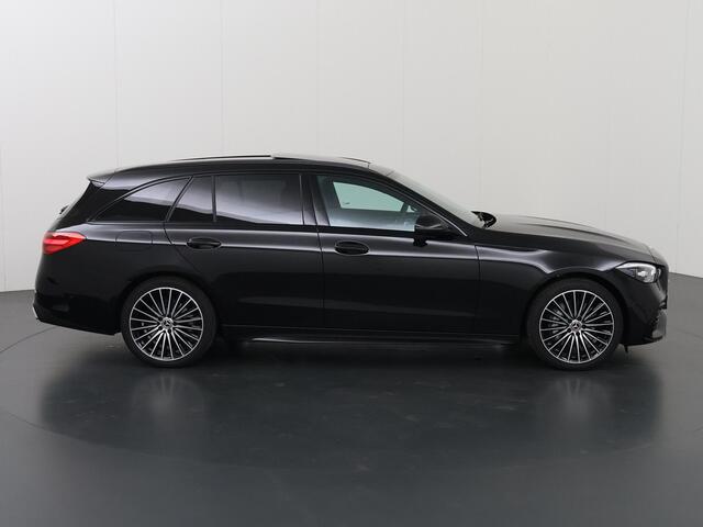 Mercedes-Benz C-KLASSE Estate 300e Business Solution AMG | Panoramaschuifdak | Rijassistentiepakket Plus | Trekhaak | Burmester | DIGITAL LIGHT | Night