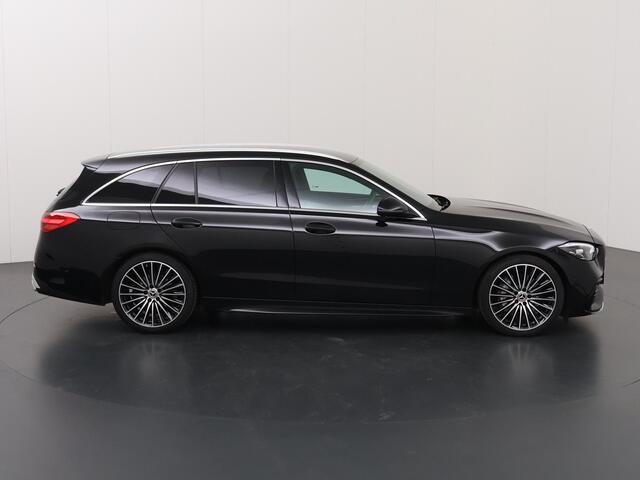 Mercedes-Benz C-KLASSE Estate 180 AMG Line | Distronic | Zwarte hemel | Stoelverwarming | Apple carplay/Android auto | Achterruitrijcamera | Stoelverwarming voor | Sfeerverlichting |