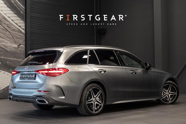 Mercedes-Benz C-KLASSE Estate 300 e AMG Line *Designo Magno / Niveauregulering / Sound-Systeem / Night-Pakket / Elektrische Trekhaak*