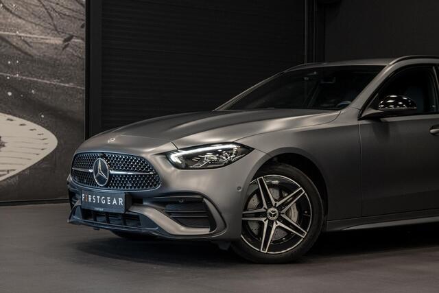 Mercedes-Benz C-KLASSE Estate 300 e AMG Line *Designo Magno / Niveauregulering / Sound-Systeem / Night-Pakket / Elektrische Trekhaak*