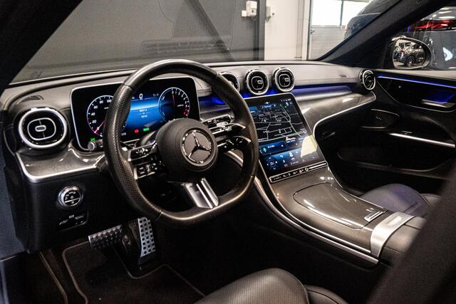 Mercedes-Benz C-KLASSE Estate 300 e AMG Line *Designo Magno / Niveauregulering / Sound-Systeem / Night-Pakket / Elektrische Trekhaak*