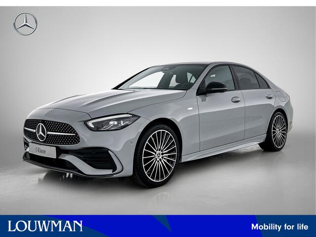 Mercedes-Benz C-KLASSE 300 e Business Solution AMG | Nightpakket | Trekhaak | Antidiefstalpakket GUARD 360° Plus | Memory voorstoelen | Parkeerpakket met 360°-camera |