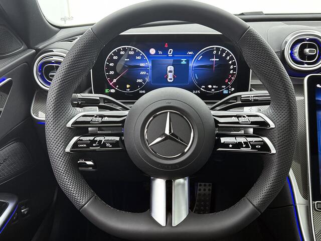 Mercedes-Benz C-KLASSE 300 e Business Solution AMG | Nightpakket | Trekhaak | Antidiefstalpakket GUARD 360° Plus | Memory voorstoelen | Parkeerpakket met 360°-camera |