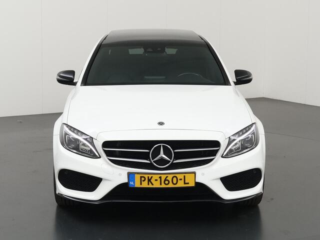 Mercedes-Benz C-KLASSE 180 AMG Sport Edition | Night | Luchtvering | Burmester | Panoramadak | 19" lichtmetalen velgen |