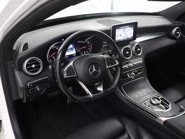 Mercedes-Benz C-KLASSE 180 AMG Sport Edition | Night | Luchtvering | Burmester | Panoramadak | 19" lichtmetalen velgen |