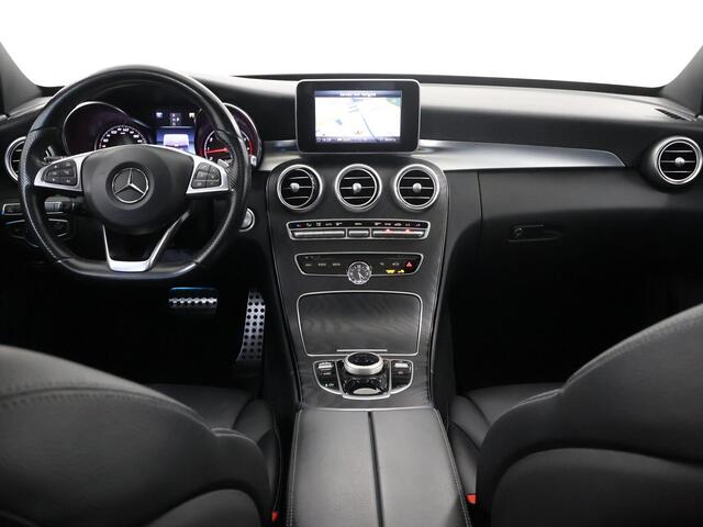 Mercedes-Benz C-KLASSE 180 AMG Sport Edition | Night | Luchtvering | Burmester | Panoramadak | 19" lichtmetalen velgen |