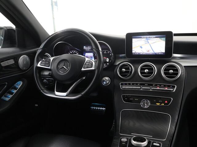 Mercedes-Benz C-KLASSE 180 AMG Sport Edition | Night | Luchtvering | Burmester | Panoramadak | 19" lichtmetalen velgen |