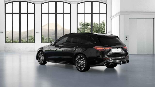 Mercedes-Benz C-KLASSE Estate 300e Business Solution AMG | Panoramaschuifdak | Trekhaak | Burmester | Rijassistentiepakket Plus | DIGITAL LIGHT | Nightpakket |