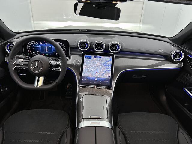 Mercedes-Benz C-KLASSE 300 e Business Solution AMG | Panoramaschuifdak | Trekhaak | Nightpakket | Smartphone integratie | Antidiefstalpakket GUARD 360° Plus | Parkeerpakket met 360°-camera | 19" multispaaks AMG-velgen |