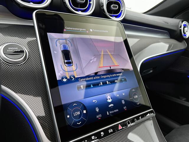 Mercedes-Benz C-KLASSE 300 e Business Solution AMG | Panoramaschuifdak | Trekhaak | Nightpakket | Smartphone integratie | Antidiefstalpakket GUARD 360° Plus | Parkeerpakket met 360°-camera | 19" multispaaks AMG-velgen |