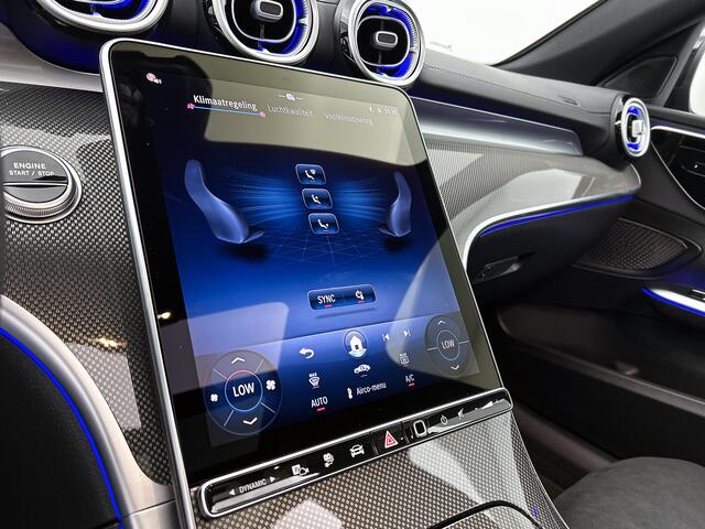 Mercedes-Benz C-KLASSE 300 e Business Solution AMG | Panoramaschuifdak | Trekhaak | Nightpakket | Smartphone integratie | Antidiefstalpakket GUARD 360° Plus | Parkeerpakket met 360°-camera | 19" multispaaks AMG-velgen |