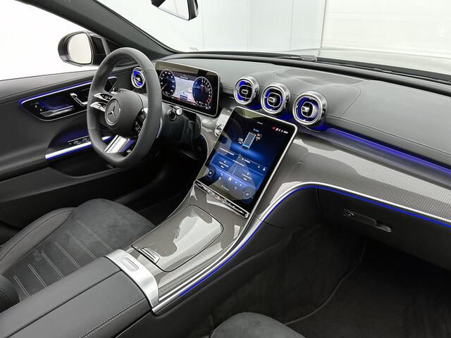Mercedes-Benz C-KLASSE Estate 300 e Business Solution AMG | Trekhaak | Comfortpakket Plus | Nightpakket | Middenconsole metaalstructuur | Panoramaschuifdak | Parkeerpakket met 360°-camera |