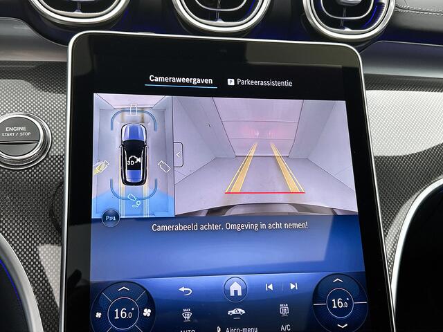 Mercedes-Benz C-KLASSE Estate 300 e Business Solution AMG | Trekhaak | Comfortpakket Plus | Nightpakket | Middenconsole metaalstructuur | Panoramaschuifdak | Parkeerpakket met 360°-camera |