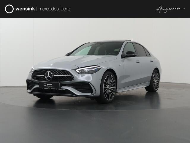 Mercedes-Benz C-KLASSE 300e Business Solution AMG | Panoramaschuifdak | DIGITAL LIGHT | Nightpakket | 19" multispaaks Velgen | 360° camera | Dodehoekassistent |