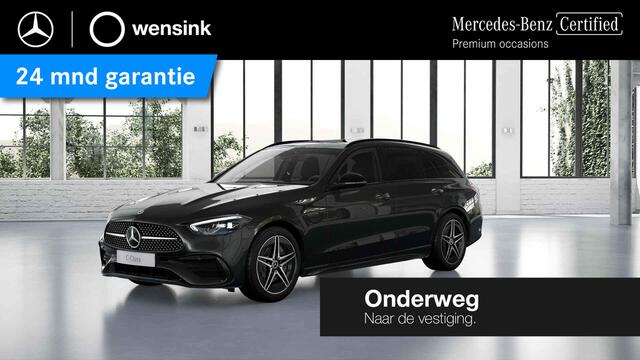 Mercedes-Benz C-KLASSE Estate 300 e AMG Line | Panoramadak | Night | Sfeerverlichting |Stoelverwarming | Alarm |