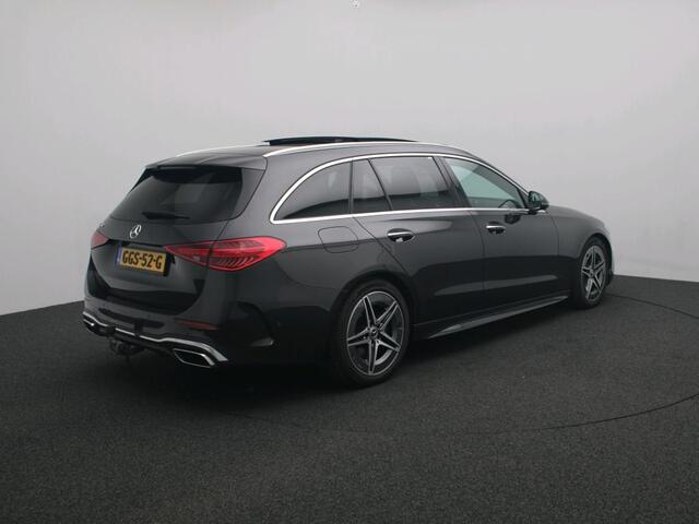 Mercedes-Benz C-KLASSE Estate 180 Star Edition AMG Line AMG Line | Panorama Schif-Kanteldak | Trekhaak | Memory voorstoelen. Inclusief 24 maanden Mercedes-Benz Certified garantie voor Europa.