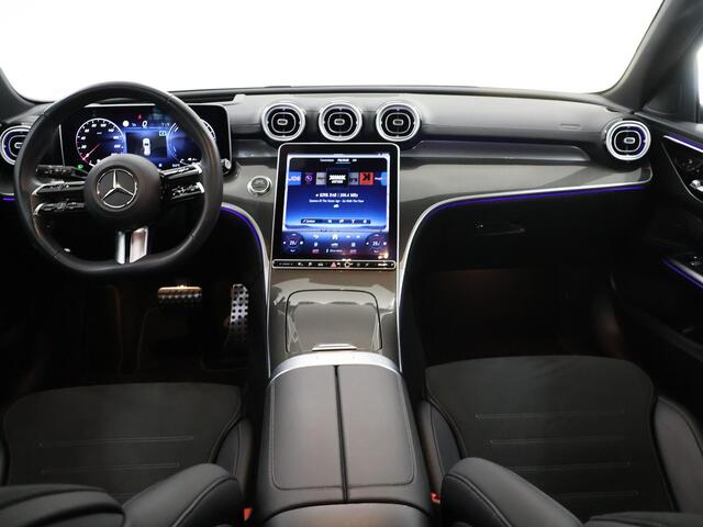 Mercedes-Benz C-KLASSE Estate 300 e AMG Line | Panoramadak | Memory | Headup | Stoelverwarming | Sfeerverlichting |