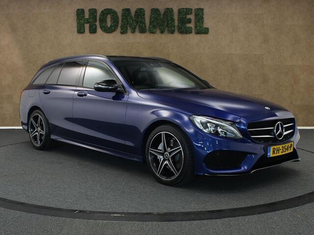 Mercedes-Benz C-KLASSE Estate 160 - ORIGINEEL NEDERLANDSE AUTO - ELEKTRISCH GLAZEN PANORAMADAK - CRUISE CONTROL - PARKEERSENSOREN VOOR + ACHTER - AMG-LINE INTERIEUR/EXTERIEUR - STOELVERWARMING VOORZIJDE - LEDEREN BEKELDING - CAMERA - SPORTSTOELEN