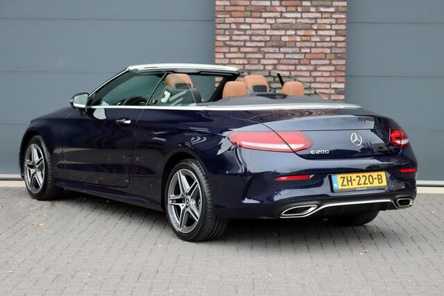 Mercedes-Benz C-KLASSE Cabrio 200 AMG Line Premium+ | Luchtvering | Distronic+ | Burmester | Memory "| Airscarf | Leder | Keyless Go | Surround Camera | Rijassistentiepakket |