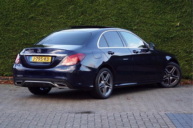 Mercedes-Benz C-KLASSE C 180 AMG line | Sound Multibeam Panoramadak Bruin leder Artico