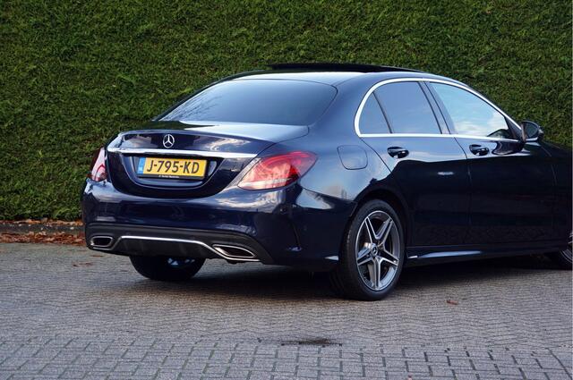 Mercedes-Benz C-KLASSE C 180 AMG line | Sound Multibeam Panoramadak Bruin leder Artico