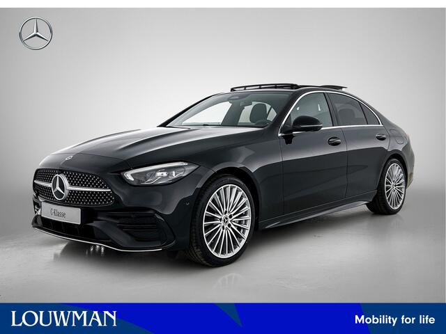Mercedes-Benz C-KLASSE 300 e Business Solution AMG | Multicontourstoelen voor | Burmester® 3D surround sound system | AIR BALANCE pakket | Winter pakket | Stoelventilatie/- verwarming voor | Walnotenhout |