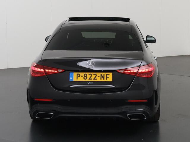 Mercedes-Benz C-KLASSE 200 Launch Edition AMG Line | Panoramadak | Digital Light | Night | Memory | Keyless | Sfeerverlichting | Burmester |