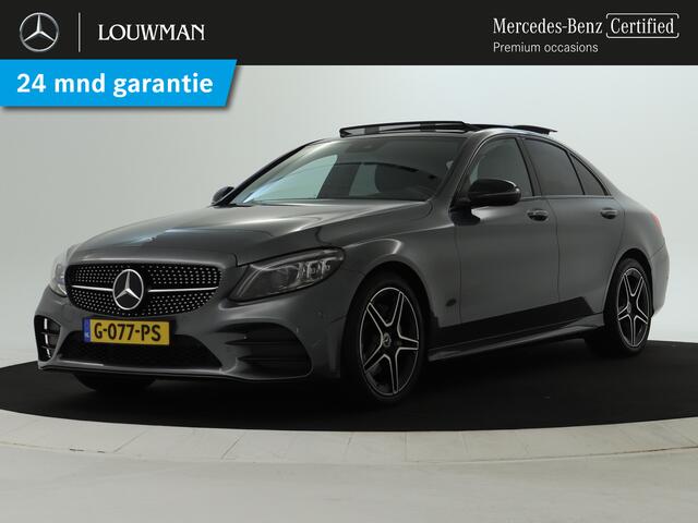Mercedes-Benz C-KLASSE 180 Business Solution AMG AMG Line | Night Pakket | Panorama Schuif-Kanteldak. Inclusief 24 maanden Mercedes-Benz Certified garantie voor Europa.
