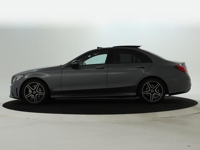 Mercedes-Benz C-KLASSE 180 Business Solution AMG AMG Line | Night Pakket | Panorama Schuif-Kanteldak. Inclusief 24 maanden Mercedes-Benz Certified garantie voor Europa.