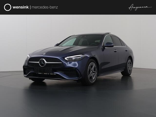 Mercedes-Benz C-KLASSE 300e AMG Line | Panoramaschuifdak| Rijsassistentiepakket | Trekhaak | 360 camera | Digital light | Winterpakket