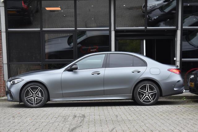 Mercedes-Benz C-KLASSE 300 e Luxury Line Amg Line Distronic Stuurvw Mat Grijs