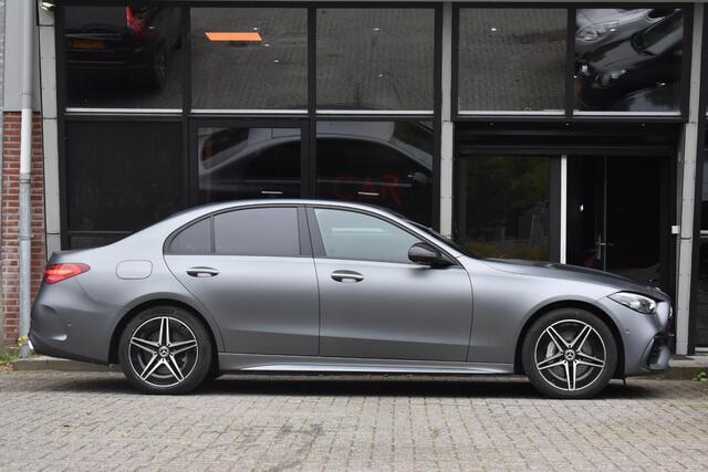 Mercedes-Benz C-KLASSE 300 e Luxury Line Amg Line Distronic Stuurvw Mat Grijs
