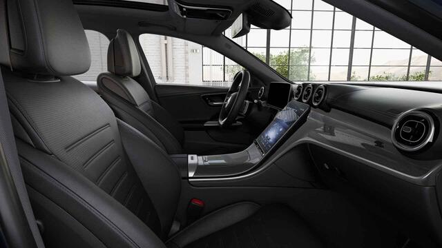 Mercedes-Benz C-KLASSE 180 AMG Line | Night | Panoramadak | Sfeerverlichting | Stoelverwarming | 19" lichtmetalen velgen |