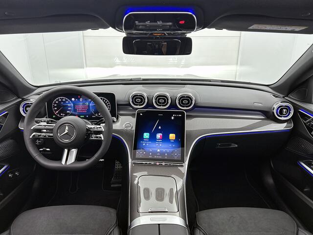 Mercedes-Benz C-KLASSE Estate 300 e Business Solution AMG | Nightpakket | Comfortpakket Plus | Middenconsole metaalstructuur | Trekhaak | Voorstoelen met Memory | Parkeerpakket met 360°-camera |