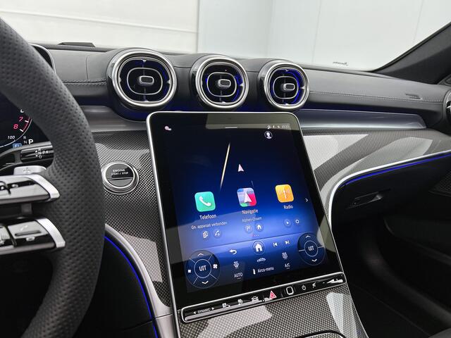 Mercedes-Benz C-KLASSE Estate 300 e Business Solution AMG | Nightpakket | Comfortpakket Plus | Middenconsole metaalstructuur | Trekhaak | Voorstoelen met Memory | Parkeerpakket met 360°-camera |