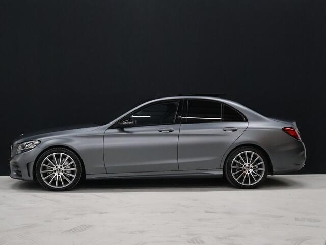 Mercedes-Benz C-KLASSE 180 AMG Sport [SCHUIFKANTELDAK, SFEERVERLICHTING, APPLE CARPLAY, ANDROID, CAMERA, STOELVERWARMING, VOL LEDER, CRUISE, CLIMATE, NIEUWSTAAT]
