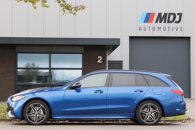 Mercedes-Benz C-KLASSE 300 e AMG Line Pano 360° Trekhaak Leder