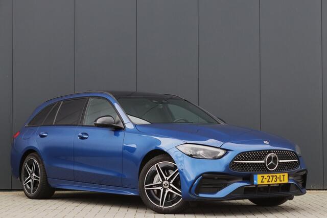 Mercedes-Benz C-KLASSE 300 e AMG Line Pano 360° Trekhaak Leder