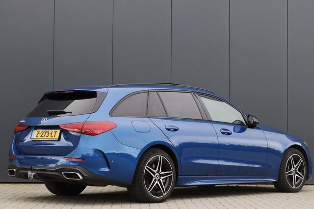 Mercedes-Benz C-KLASSE 300 e AMG Line Pano 360° Trekhaak Leder