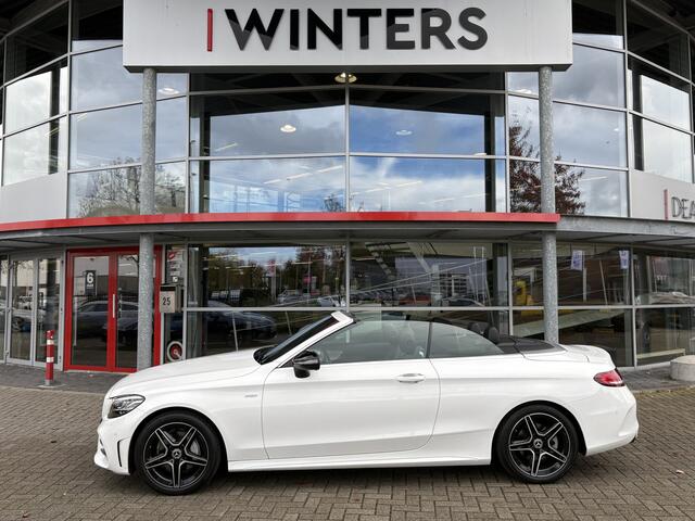 Mercedes-Benz C-KLASSE Cabrio 200 AMG Premium Plus Pack Stoelverwarming | Massagestoelen | Burmester | Leder-alcantara | Navi | Camera