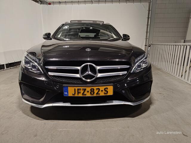 Mercedes-Benz C-KLASSE Estate 200 184pk AMG Sport Edition+ 4-Matic / Burmester / Pano.dak / Leer / Elektr.A.Klep / Navi / Night-pack / Trekhaak elektr. af fabriek