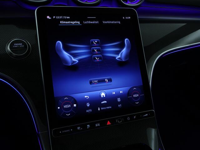 Mercedes-Benz C-KLASSE 300 e AMG Line Limited | Trekhaak | Nightpakket | Parkeerpakket met achteruitrijcamera | KEYLESS GO | Antidiefstalpakket GUARD 360° Plus | Dodehoekassistent | Memorypakket | Sfeerverlichting |